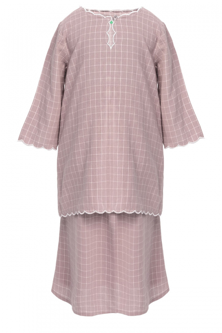 KIDS Norisa Set - Taupe Check