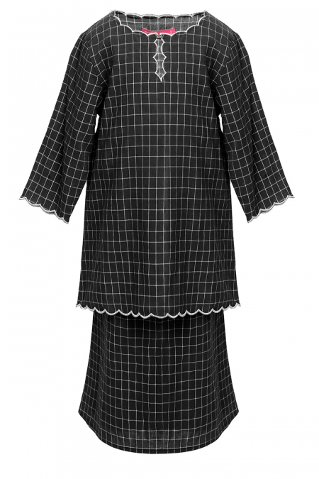 KIDS Norisa Set - Black Check