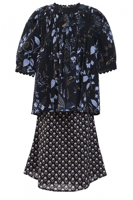 KIDS Senandung Set - Black/Lavender