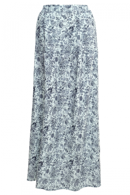 Clare A-line Skirt - Black Print