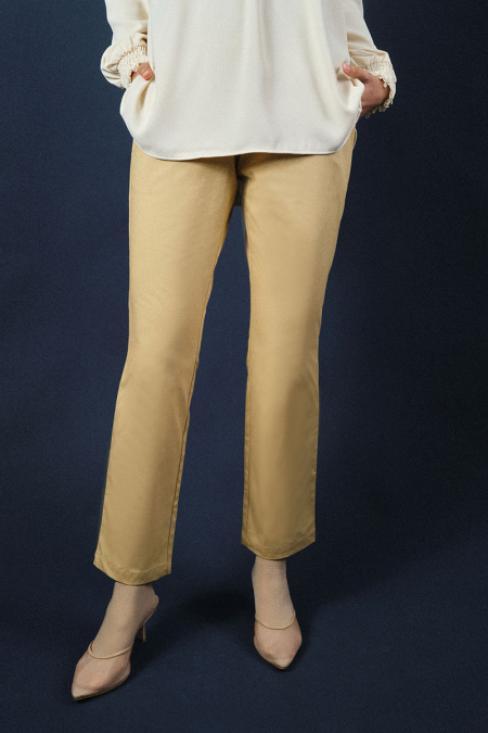 Zaelin The Pull-on Tapered Pants - Tan